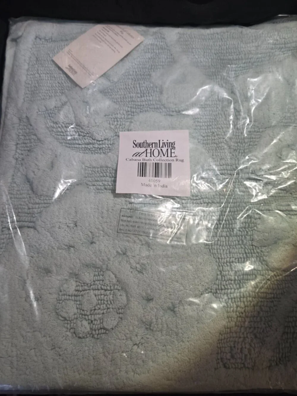 Southern Living at HOME Cabana Bath Set NWT Rug Curtain 3 Hand Towels